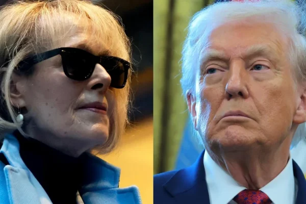 cbsn-fusion-doj-investigating-outside-funding-e-jean-carroll-received-lawsuits-against-trump-thumbnail